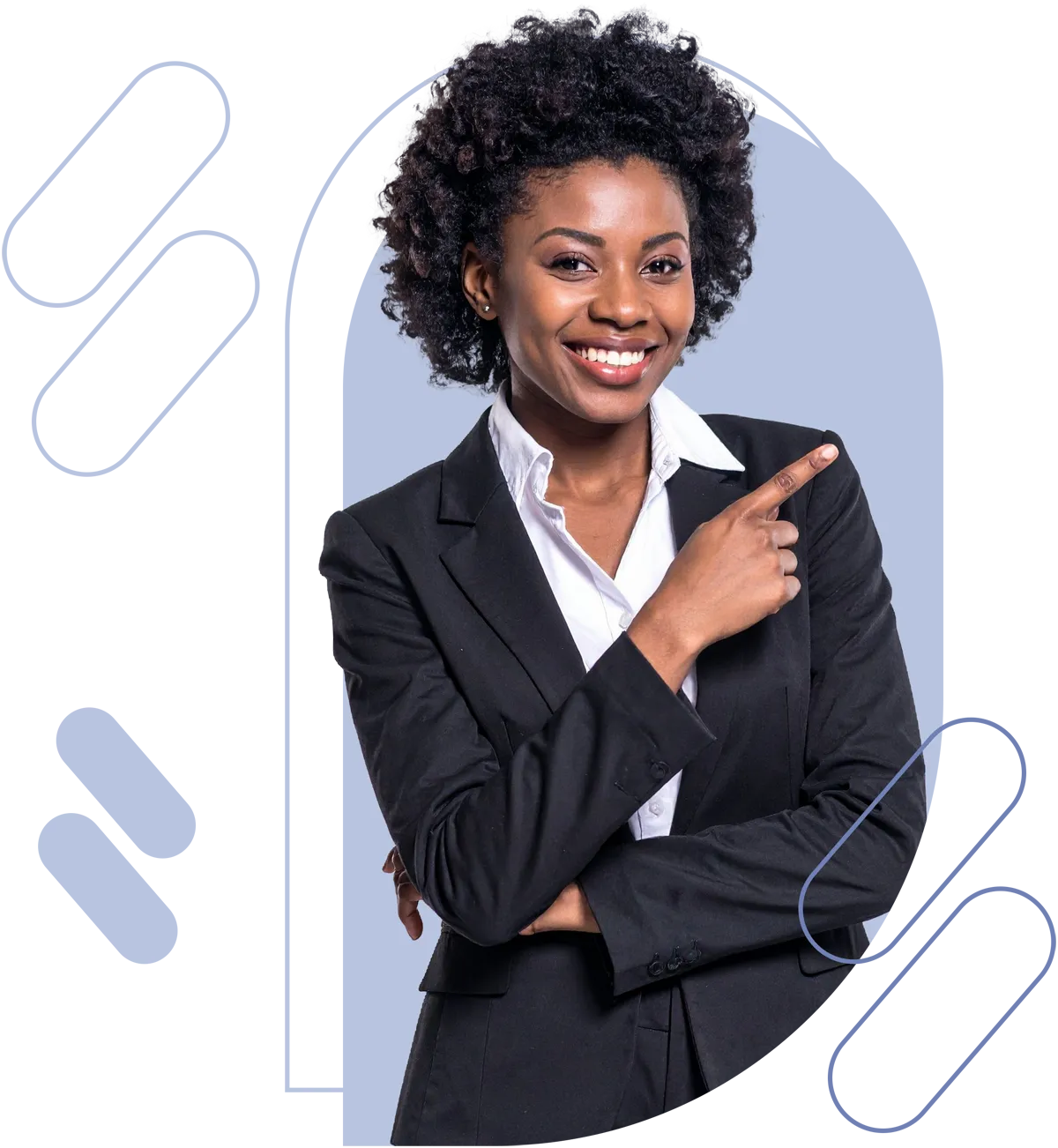 businesswoman wearing suit